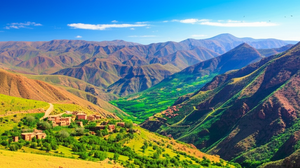 Trekking in Atlas Mountains